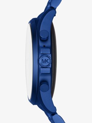 Michael kors deals smart watch blue