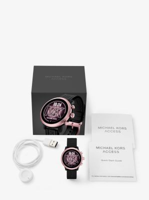 Michael Kors Access Gen 4 MKGO Pink Tone and Silicone Smartwatch