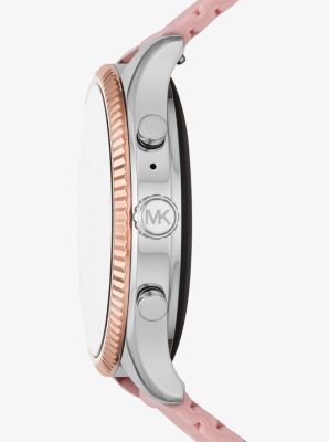 michael kors smartwatch silicone strap