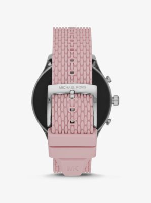 michael kors smartwatch silicone strap