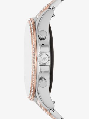 michael kors smartwatch strap bradshaw two tone