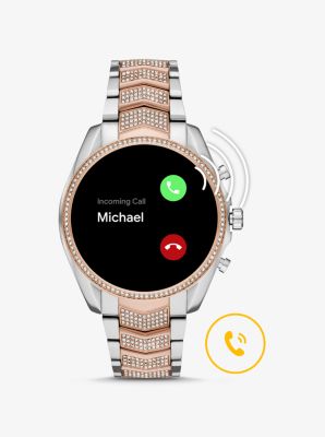 Gen 5 Bradshaw Pav Two Tone Smartwatch Michael Kors Canada