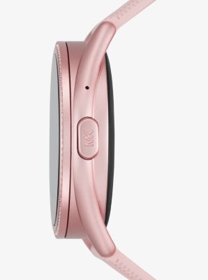 Michael Kors Access Gen 5E MKGO Pink-Tone and Logo Rubber Smartwatch image number 1