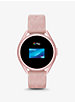 Michael Kors Access Gen 5E MKGO Pink-Tone and Logo Rubber Smartwatch image number 6