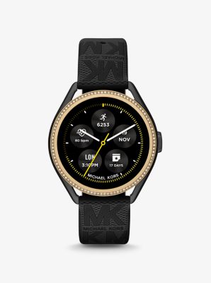 Michael Kors Access Gen 5E MKGO Two-Tone and Logo Rubber Smartwatch image number 0