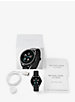 Michael Kors Access Gen 5E MKGO Black-Tone and Logo Rubber Smartwatch image number 3