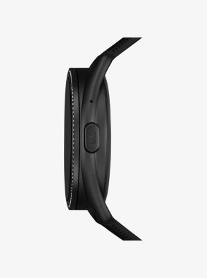 Michael Kors Access Gen 5E MKGO Black-Tone and Logo Rubber Smartwatch