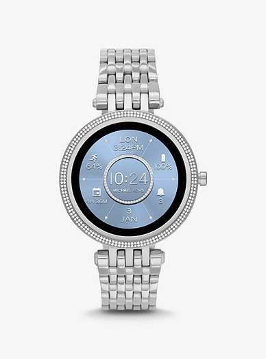 Gen 5e Darci Pavé Silver-tone Smartwatch | Michael Kors