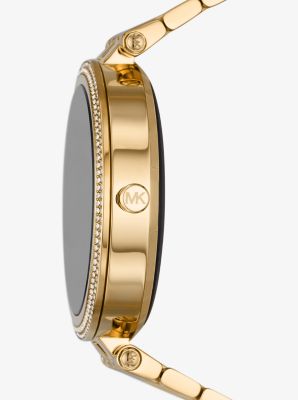 Gen 5E Darci Pavé Gold-Tone Smartwatch image number 1