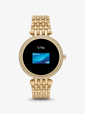 Gen 5E Darci Pavé Gold-Tone Smartwatch image number 6