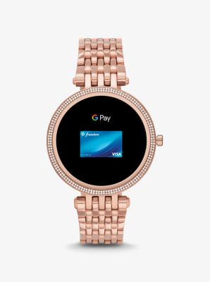 Gen 5E Darci Pavé Rose Gold-Tone Smartwatch image number 6