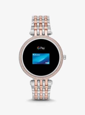 Gen 5E Darci Pavé Two-Tone Smartwatch image number 6