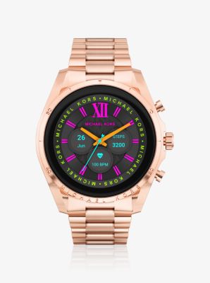 Reloj inteligente Bradshaw Gen 6 en tono dorado rosa image number 0