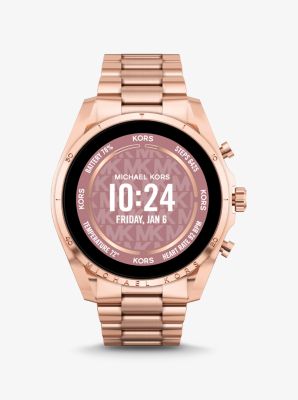 Reloj inteligente Bradshaw Gen 6 en tono dorado rosa image number 6