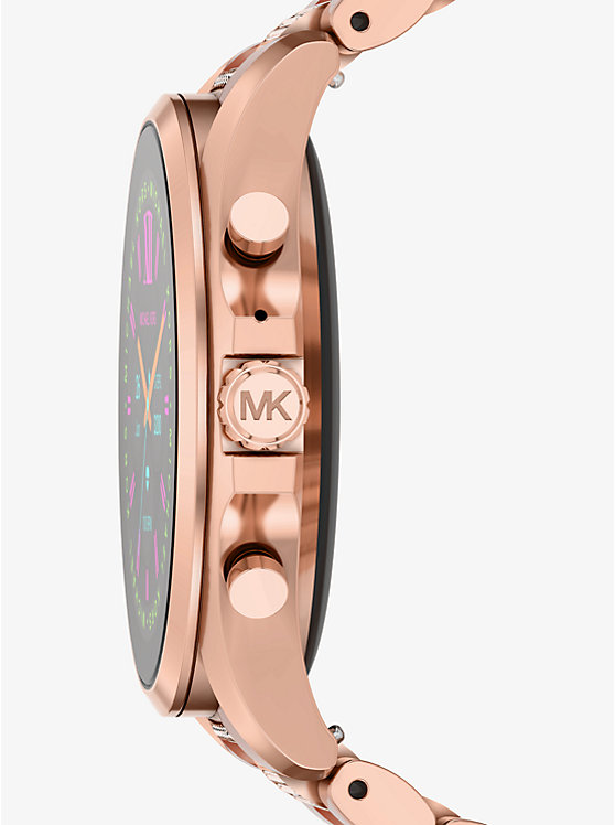 Gen 6 Bradshaw Pavé Rose Gold-Tone Smartwatch image number 1