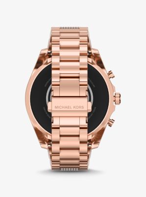 Gen 6 Bradshaw Pave Rose Gold Tone Smartwatch Michael Kors Canada