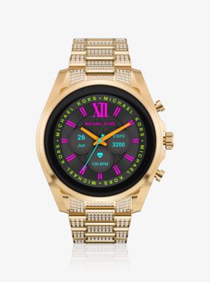 Gen 6 Bradshaw Pave Gold Tone Smartwatch