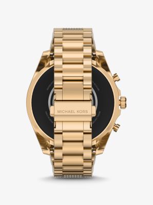 Gen 6 Bradshaw Pavé Gold-Tone Smartwatch image number 2