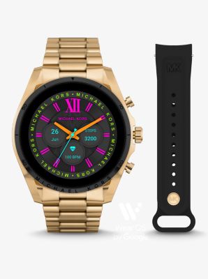 michael kors gold bradshaw smartwatch