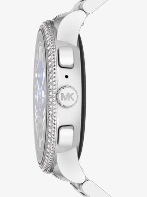 Gen 6 Camille Pavé Silver-Tone Smartwatch | Michael Kors