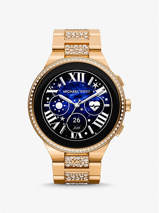 Smartwatch Gen 6 Camille tonalità oro con pavé image number 0