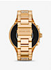 Smartwatch Gen 6 Camille tonalità oro con pavé image number 2