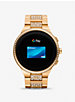 Smartwatch Gen 6 Camille tonalità oro con pavé image number 6