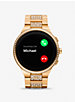 Smartwatch Gen 6 Camille tonalità oro con pavé image number 7