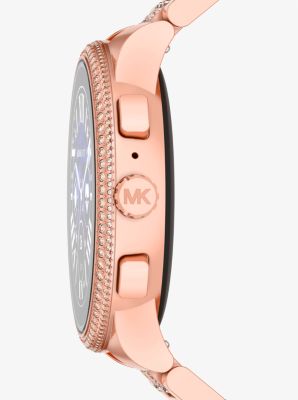 Gen 6 Camille Pavé Rose Gold-Tone Smartwatch