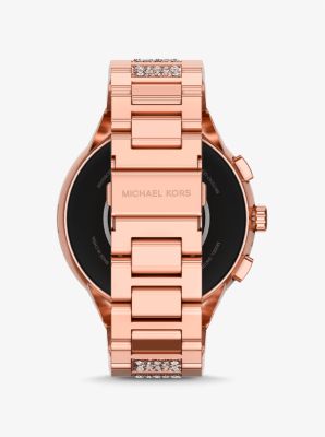 Gen 6 Camille Pavé Rose Gold-Tone Smartwatch image number 2