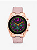 Gen 6 Bradshaw Rose Gold-Tone and Logo Silicone Smartwatch image number 0