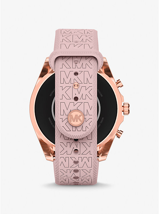 Gen 6 Bradshaw Rose Gold-Tone and Logo Silicone Smartwatch image number 2