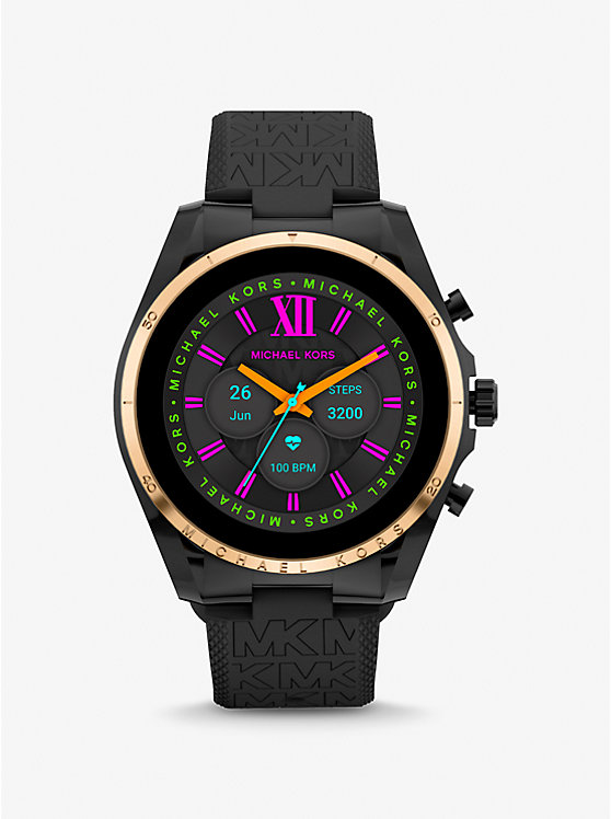 Gen 6 Bradshaw Black-Tone and Logo Silicone Smartwatch image number 0