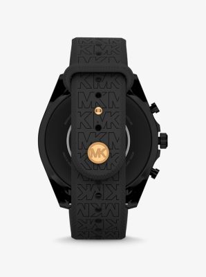 Reloj inteligente Gen 6 Bradshaw de silicona en tono negro con logotipo image number 2