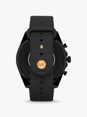 Smartwatch Bradshaw Gen 6 de silicone com logótipo em preto image number 2