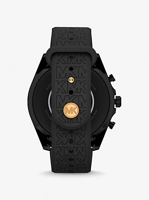 Smartwatch Gen 6 Bradshaw, zwart, met logo en siliconen band