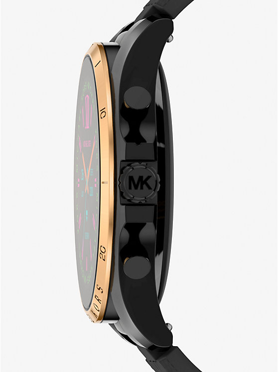 Gen 6 Bradshaw Black-Tone and Logo Silicone Smartwatch image number 1