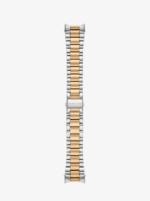 Michael kors smartwatch strap bradshaw two best sale tone