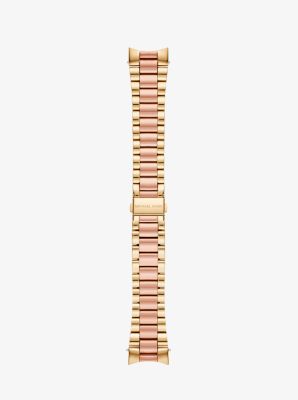 Michael kors smartwatch strap bradshaw store two tone