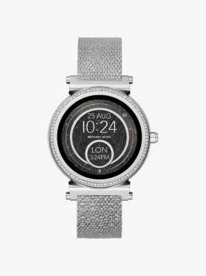 Michael kors sofie silver on sale smartwatch