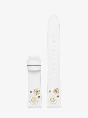 sofie floral embellished leather smartwatch strap