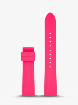 michael kors runway silicone smartwatch strap