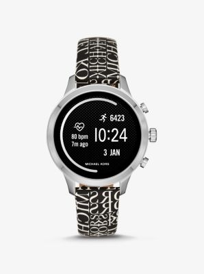 Michael kors shop runway smartwatch strap