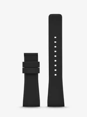 michael kors runway silicone smartwatch strap