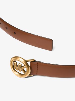 Logo Leather Belt