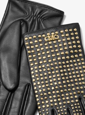 Studded Leather Gloves