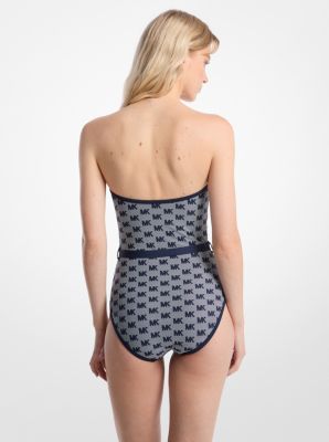 Logo Belter Bandeau Swimsuit