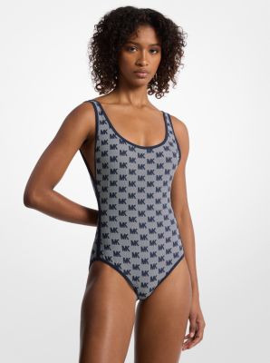 Michael Kors Logo Scoopback Swimsuit