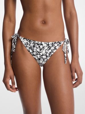 Haut de bikini triangle à imprimé floral
