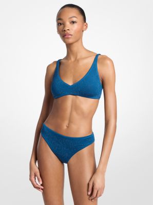 Top de bikini con incrustaciones de pedrer&iacute;a